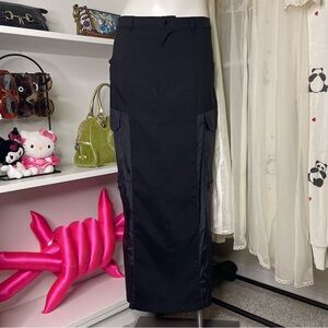 Y2K Cargo Maxi Skirt